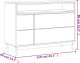 vidaXL Komoda FLAM, 110x40x80 cm, lite drewno sosnowe 10