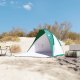 vidaXL Namiot plażowy, morska zieleń, 268x223x125 cm, tafta 185T 2
