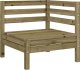 vidaXL Ogrodowa sofa 3-osobowa, impregnowane drewno sosnowe Lumarko! 4