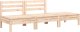 vidaXL Ogrodowa sofa 3-osobowa, lite drewno sosnowe 1