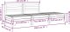vidaXL Ogrodowa sofa 3-osobowa, lite drewno sosnowe 9