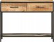 vidaXL Stolik konsolowy, 100x35x76 cm, lite drewno mango i żelazo 3