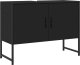 vidaXL Szafka pod umywalkę, czarna, 80x33x60 cm 1