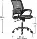 Krzesło biurowe Giosedio FOTEL BIUROWY OBROTOWY GIOSEDIO NFX004 NFX004 4