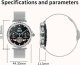 Smartwatch Rubicon Zegarek SMARTWATCH na Komunię Rubicon RNCF19 silver 15