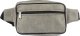 Beltimore Męska saszetka biodrówka nerka na pas regulowana skóra eko szara F48 3
