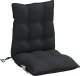 vidaXL vidaXL Poduszki na krzesła z niskim oparciem, 2 szt., czarne 5