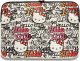 Etui Sourcing Hello Kitty Sleeve HKCSZPDGPTE 14" beige/beige Zip PU Tags Graffiti 1