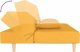 vidaXL 2-osobowa kanapa, 2 poduszki, żółta, tapicerowana tkaniną 8