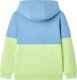 vidaXL Bluza dziecięca z kapturem, niebieski i pastelowy żółty, 104 2