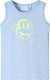 vidaXL Dziecięca koszulka bez rękawów, jasnoniebieski melanż, 128 1