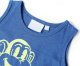 vidaXL Dziecięca koszulka bez rękawów, niebieski melanż, 128 3