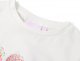 vidaXL Koszulka dziecięca z krótkimi rękawami, ecru, 140 3