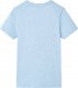vidaXL Koszulka dziecięca z krótkimi rękawami, jasnoniebieski melanż, 104 2