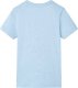 vidaXL Koszulka dziecięca z krótkimi rękawami, jasnoniebieski melanż, 140 2