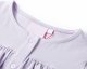 vidaXL Koszulka dziecięca z krótkimi rękawami, liliowa, 92 3