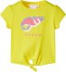 vidaXL Koszulka dziecięca z krótkimi rękawami, żółta, 104 1