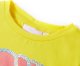 vidaXL Koszulka dziecięca z krótkimi rękawami, żółta, 140 3