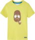 vidaXL Koszulka dziecięca z krótkimi rękawami, żółta, 92 1