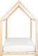 Beliani Łóżko dziecięce domek drewniane 90 x 200 cm jasne TOSSE 4