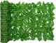 vidaXL Osłona balkonowa, zielone liście, 200x75 cm Lumarko! 1