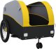 vidaXL Przyczepka rowerowa, czarno-żółta, 45 kg, żelazo 5