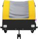 vidaXL Przyczepka rowerowa, czarno-żółta, 45 kg, żelazo 6