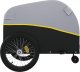 vidaXL Przyczepka rowerowa, czarno-żółta, 45 kg, żelazo 7
