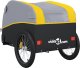 vidaXL Przyczepka rowerowa, czarno-żółta, 45 kg, żelazo 8