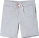 vidaXL Szorty dziecięce ze sznurkiem ściągającym, szare, 128 1