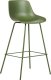 Beliani Zestaw 2 krzeseł barowych zielony EMMET 3