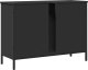 vidaXL Szafka pod umywalkę, czarna, 80x30x60 cm 7