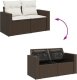 vidaXL 10-cz. zestaw mebli ogrodowych z poduszkami, brązowy polirattan 7