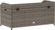 vidaXL Ławka ze schowkiem, szara, 100x50x52 cm, polirattan i akacja 6
