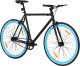 vidaXL Rower single speed, czarno-niebieski, 700c, 55 cm 1