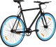 vidaXL Rower single speed, czarno-niebieski, 700c, 55 cm 2
