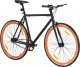 vidaXL Rower single speed, czarno-pomarańczowy, 700c, 59 cm 1