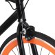 vidaXL Rower single speed, czarno-pomarańczowy, 700c, 59 cm 3
