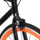vidaXL Rower single speed, czarno-pomarańczowy, 700c, 51 cm 3