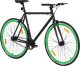 vidaXL Rower single speed, czarno-zielony, 700c, 51 cm 1