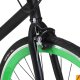 vidaXL Rower single speed, czarno-zielony, 700c, 51 cm 3