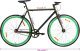 vidaXL Rower single speed, czarno-zielony, 700c, 51 cm 8