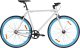 vidaXL Rower single speed, biało-niebieski, 700c, 59 cm 1