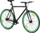 vidaXL Rower single speed, czarno-zielony, 700c, 59 cm 1
