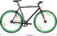 vidaXL Rower single speed, czarno-zielony, 700c, 59 cm 8
