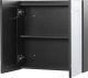 Beliani Szafka łazienkowa wisząca z lustrem LED 60 x 60 cm czarna MAZARREDO 4