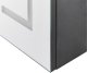 Beliani Szafka łazienkowa wisząca z lustrem LED 60 x 60 cm czarna MAZARREDO 8