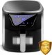 Frytkownica beztłuszczowa Berdsen Air fryer BD-652 czarno-srebrna	 10