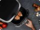 Frytkownica beztłuszczowa Berdsen Air fryer BD-652 czarno-srebrna	 8