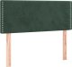 vidaXL vidaXL Łóżko kontynentalne z materacem i LED, ciemna zieleń, 120x190cm 8